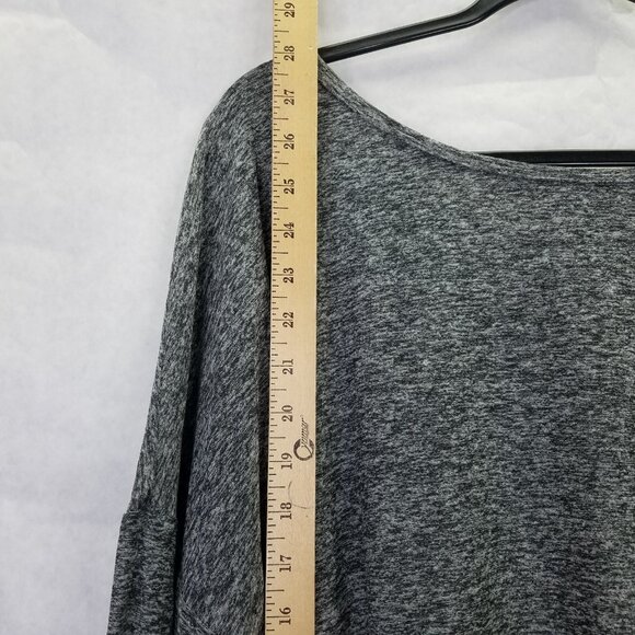 Beyond Yoga Weekend Traveler Pullover 3X Cross Back Long Sleeve Heather Grey USA - Picture 11 of 13